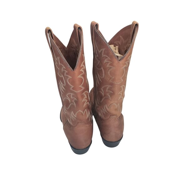Men’s Ariat SZ 10.5D 34725 Heritage R Toe Western Brown Leather Boots main image 7